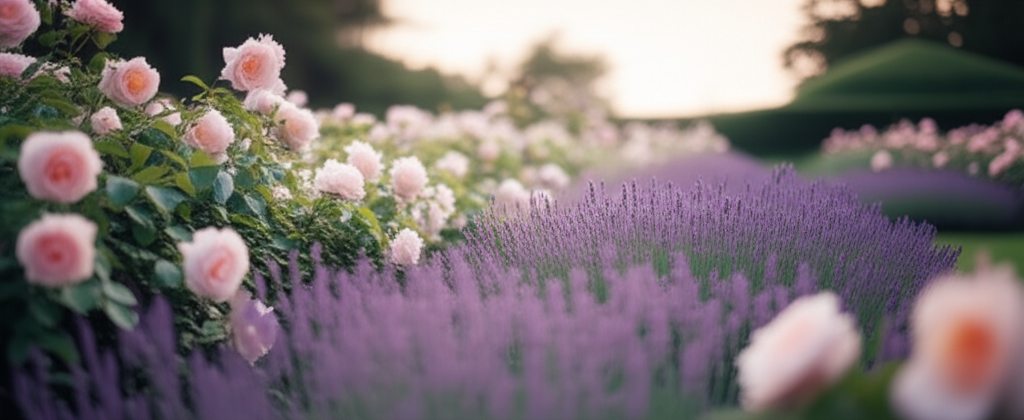 Elegant garden background